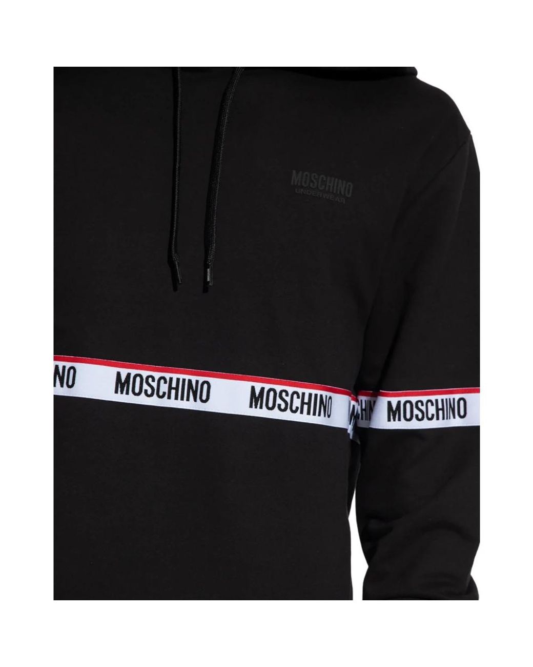 Moschino Blue Hoodies for men