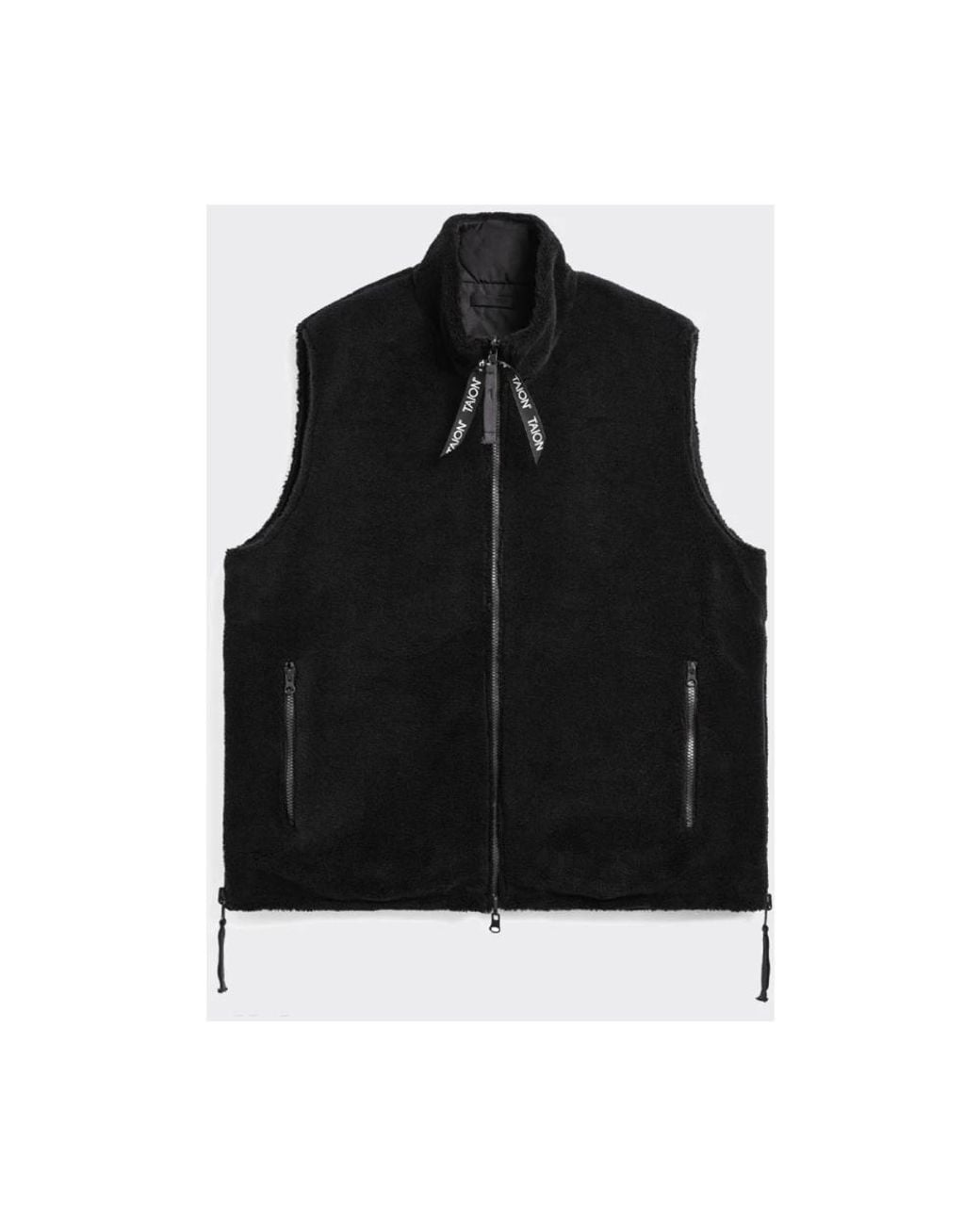 Taion Black Waistcoats for men