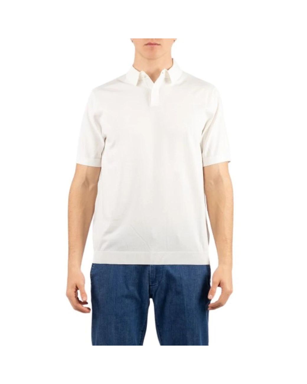 hindustrie White Polo Shirts for men
