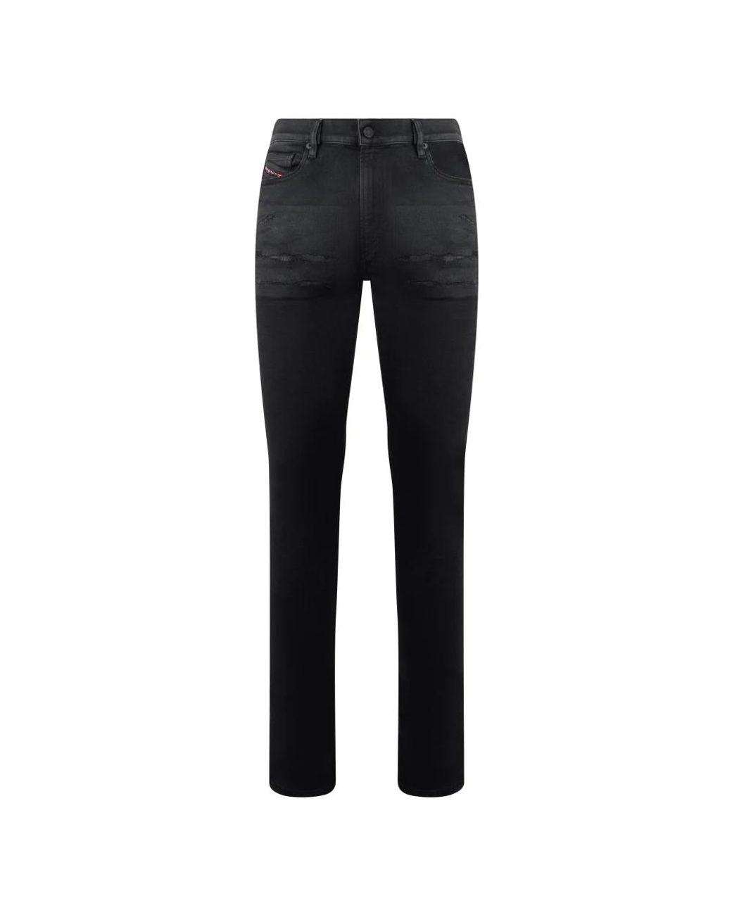 DIESEL Black Slim Fit Jeans for men