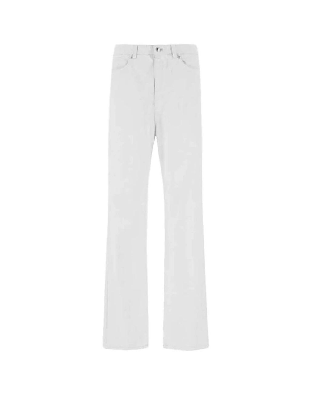 Sportmax White Bootcut Jeans