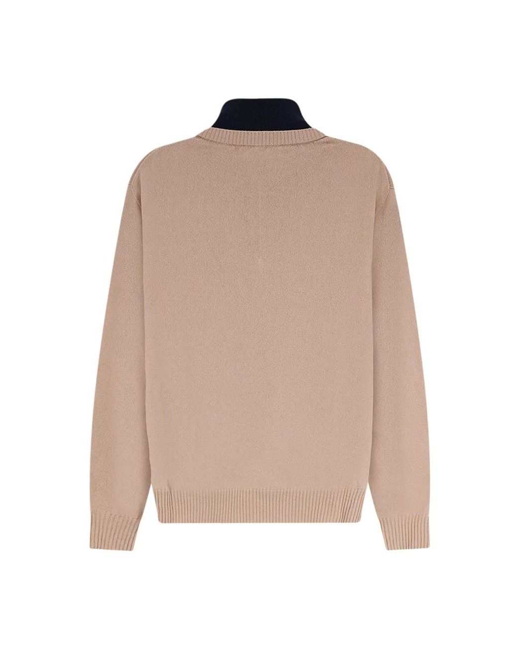 Miu Miu Natural V-Neck Knitwear