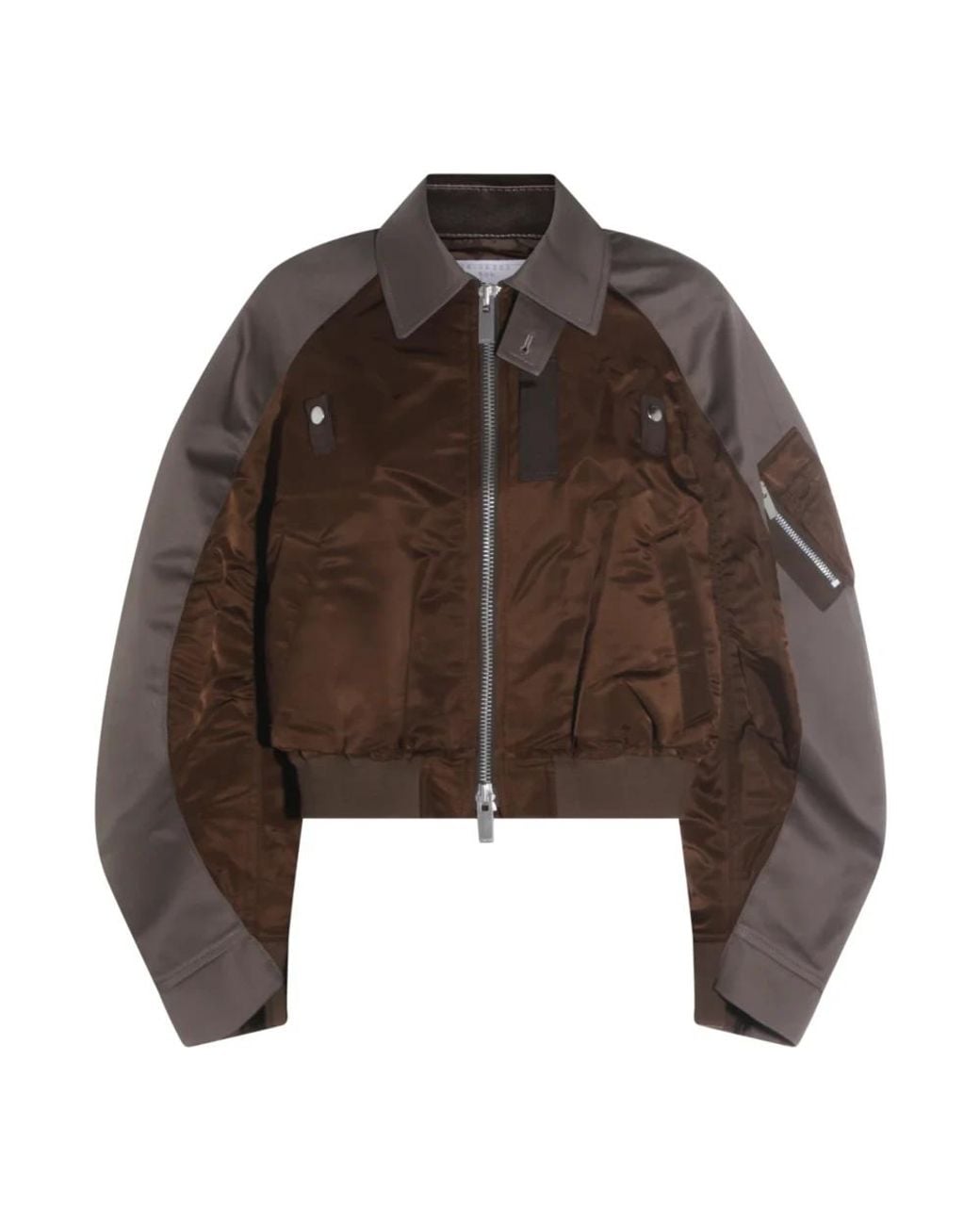 Sacai Brown Jackets _Ny