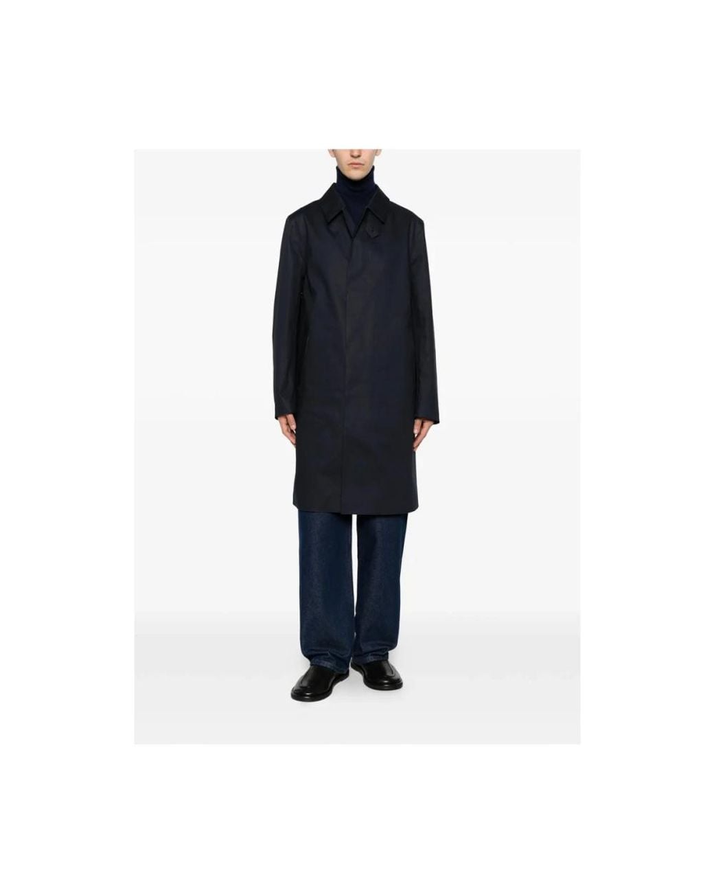 Mackintosh Blue Single-Breasted Coats for men