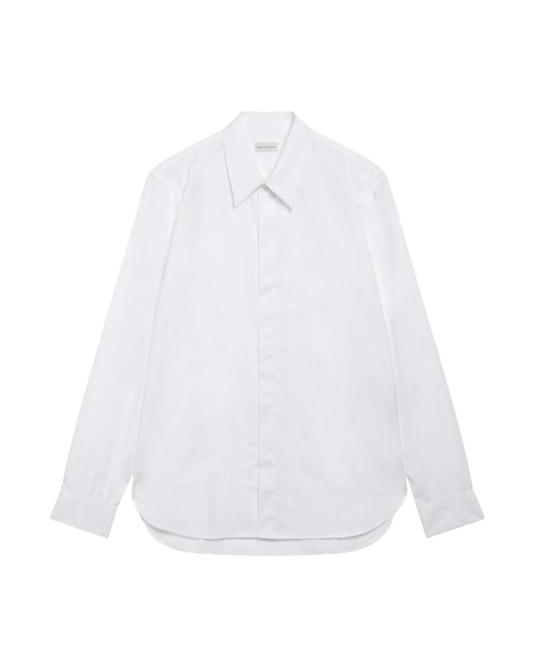 Dries Van Noten White Formal Shirts for men
