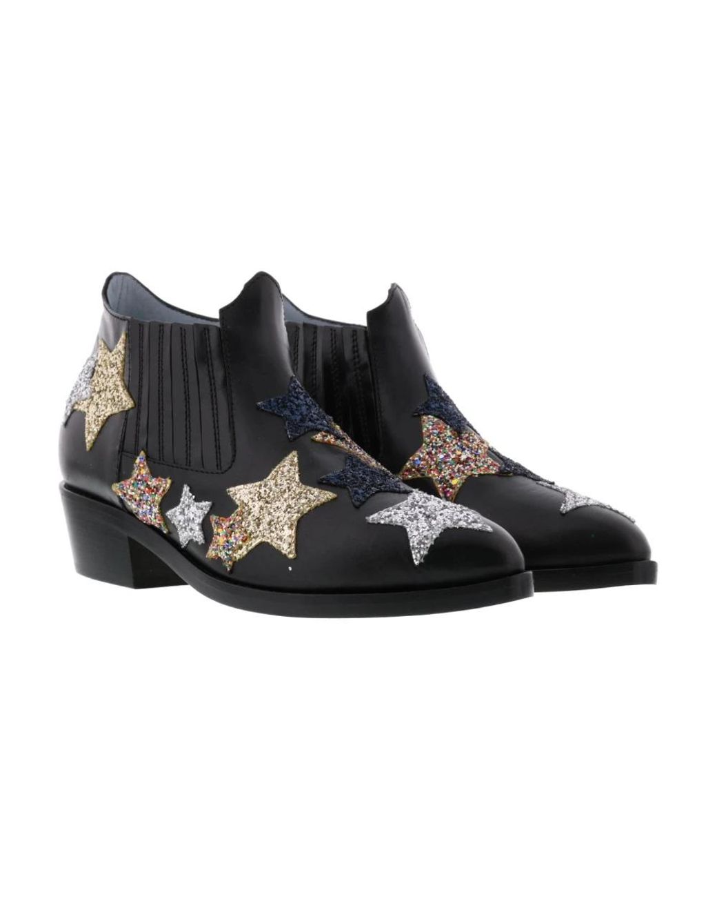 Chiara Ferragni Black Cowboy Boots