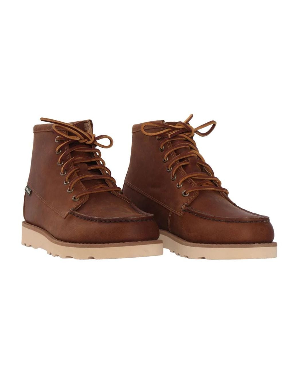 Sebago Brown Lace-Up Boots for men