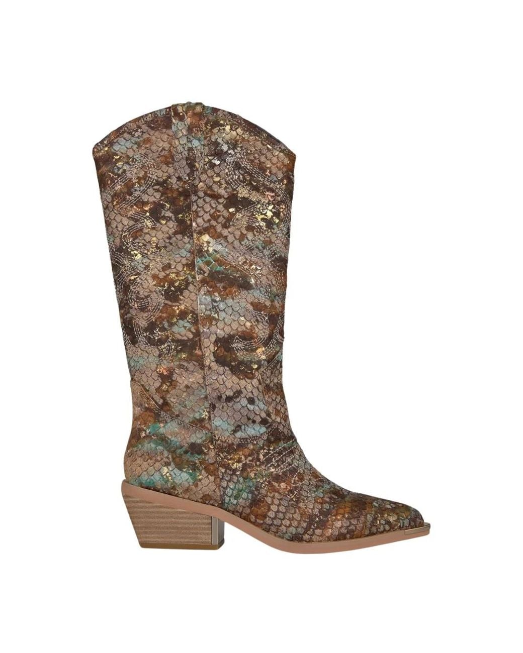 Alma En Pena. Brown Cowboy & Biker Boots