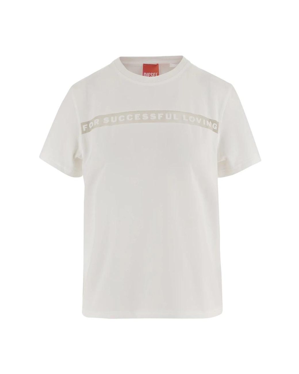 DIESEL White T-Shirts