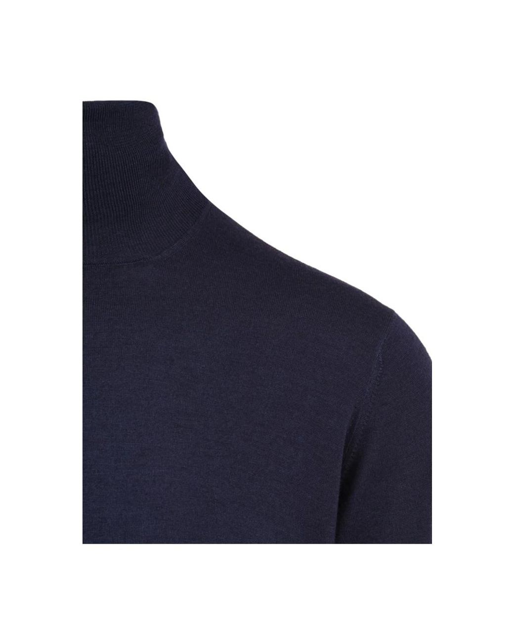 FILIPPO DE LAURENTIIS Blue Turtlenecks for men