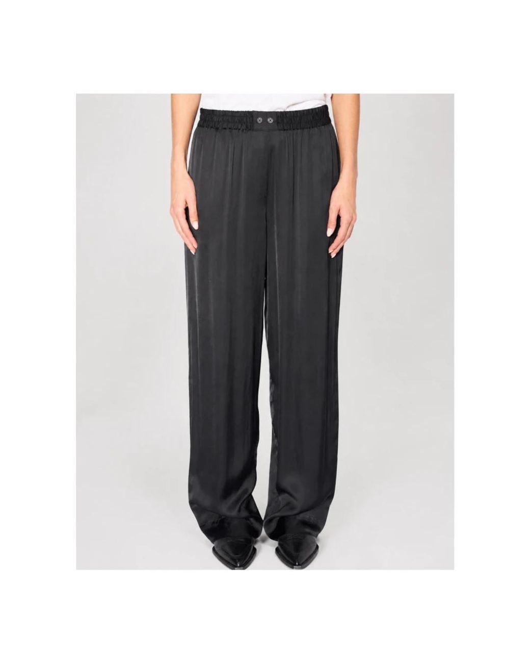 Zadig & Voltaire Gray Wide Trousers