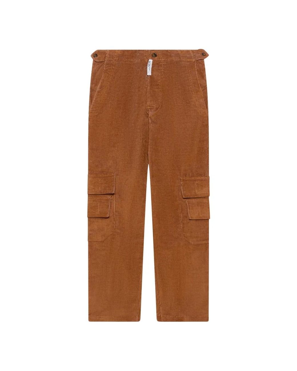 Gcds Brown Straight Trousers for men