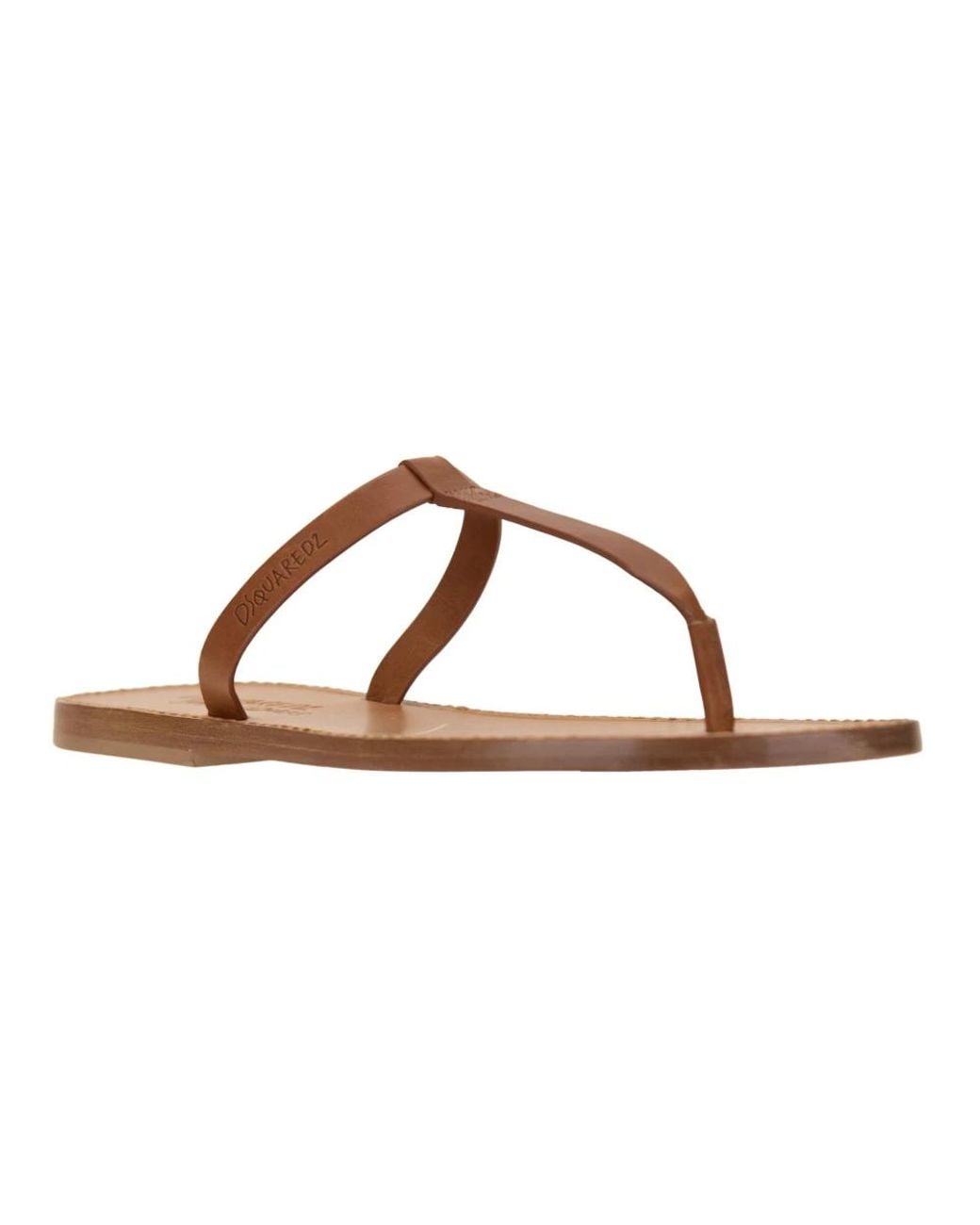 DSquared² Flache Sandalen in Brown für Herren