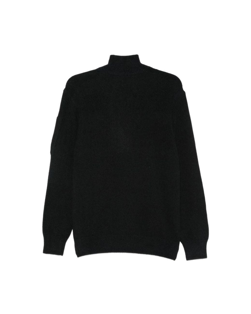 C P Company Black Round-Neck Knitwear for men