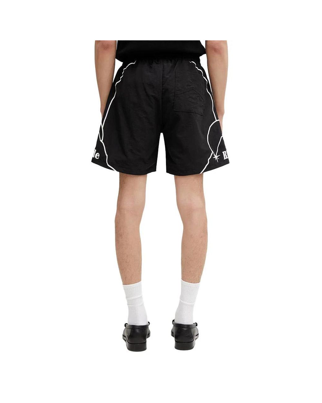 Rhude Black Casual Shorts for men