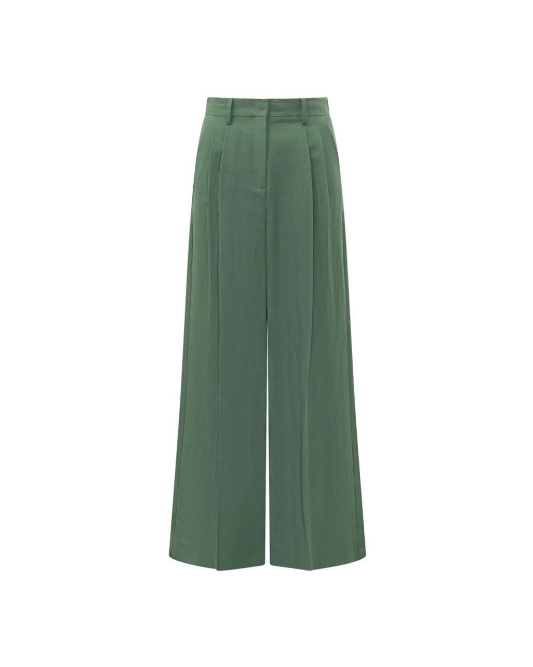 Weekend by Maxmara Green Wide Trousers