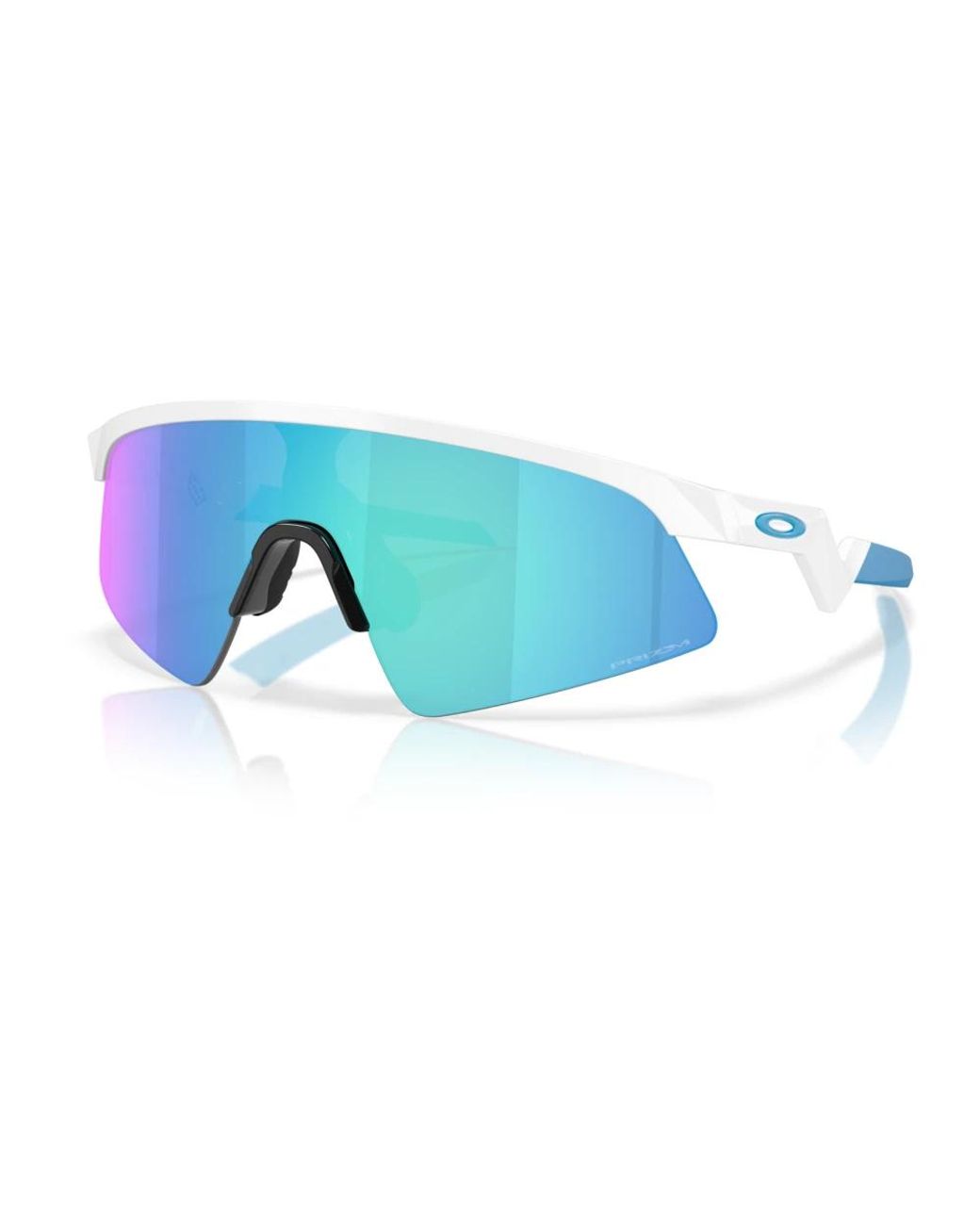 Oakley Accessoires ,Wit ,Sportieve Jeugdzonnebril Resistor Sweep in het Blue
