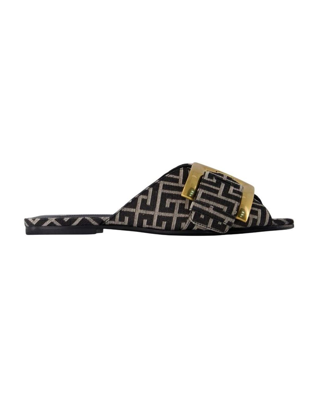Sliders Balmain en coloris Brown