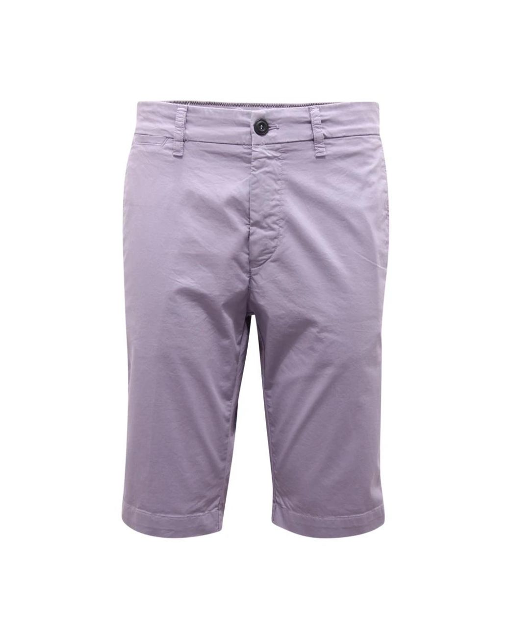 Mason's Purple Casual Shorts for men
