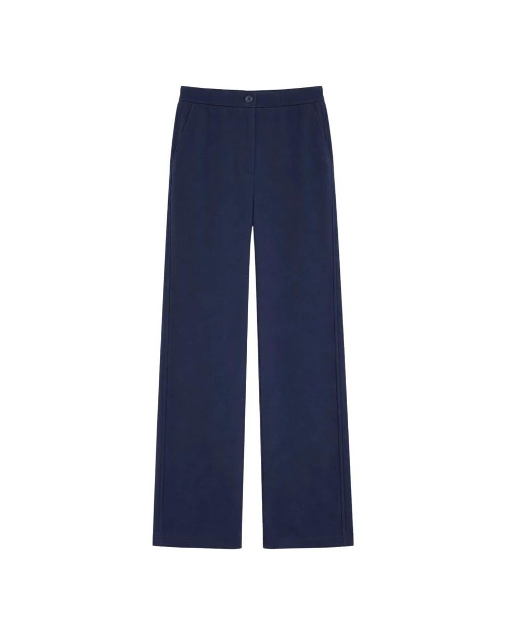 iBlues Blue Straight Trousers