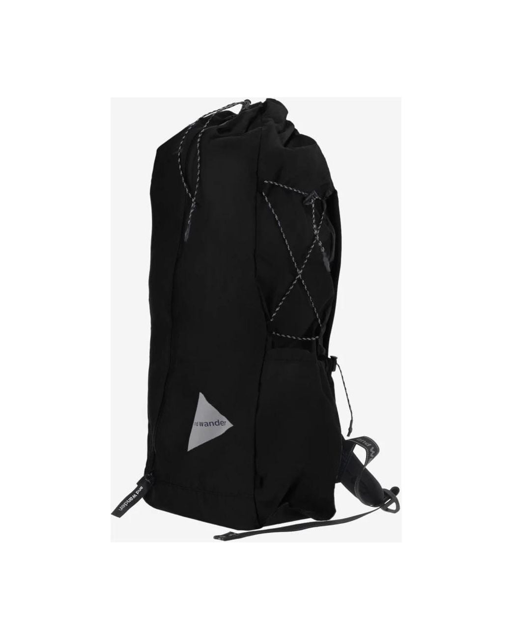 And Wander Black Backpacks for men