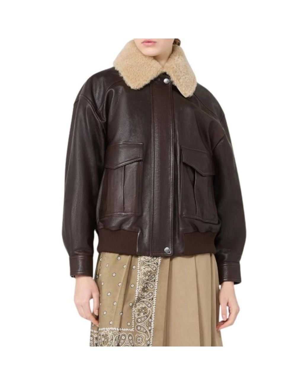 Bomber Jackets Weekend by Maxmara de color Brown