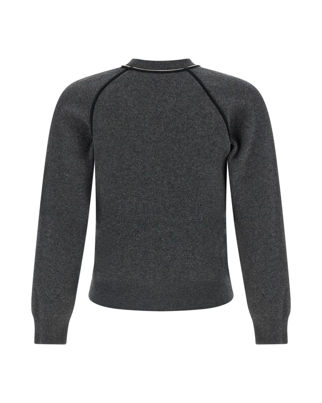 Isabel Marant Gray Round-Neck Knitwear