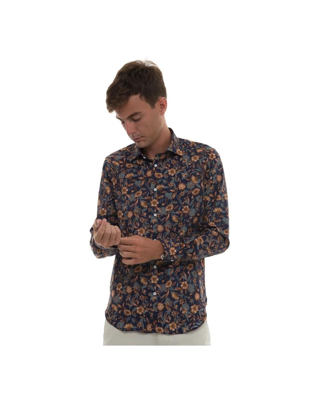 Carrel Brown Casual Shirts for men