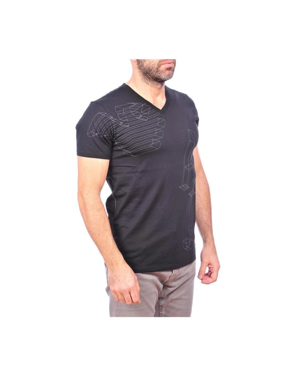 Armani Jeans Blue T-Shirts for men