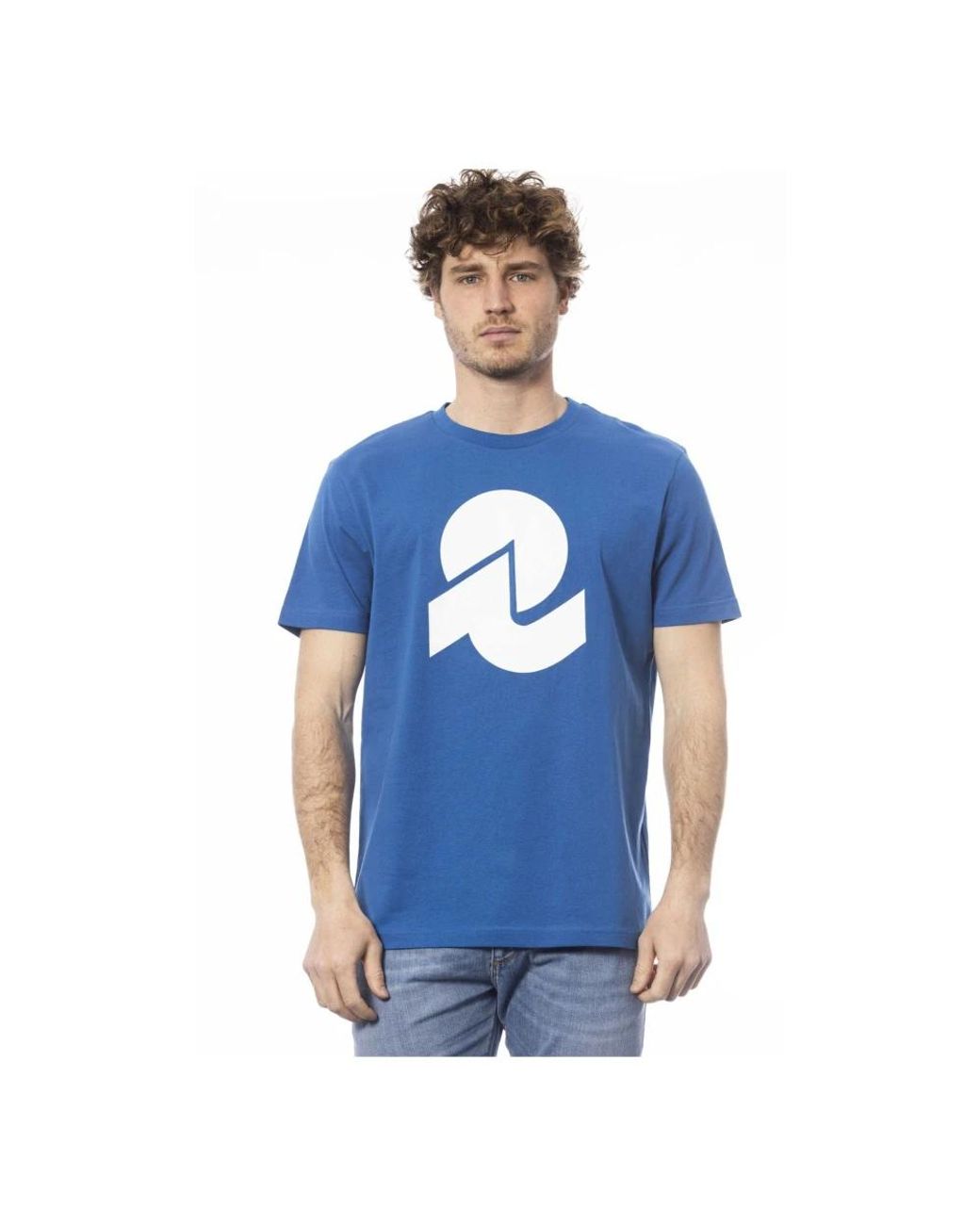 INVICTA WATCH Tops ,Blauw ,Katoen T-Shirts in het Blue voor heren