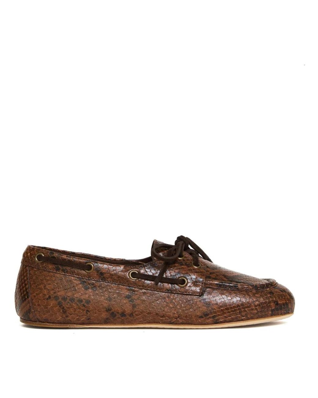 3Juin Brown Sailor Shoes