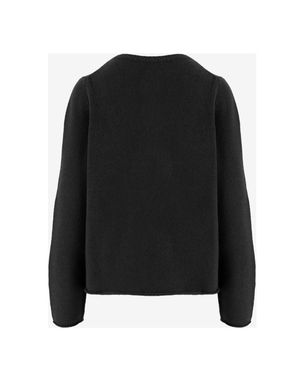 Allude Black Cashmere Knitwear