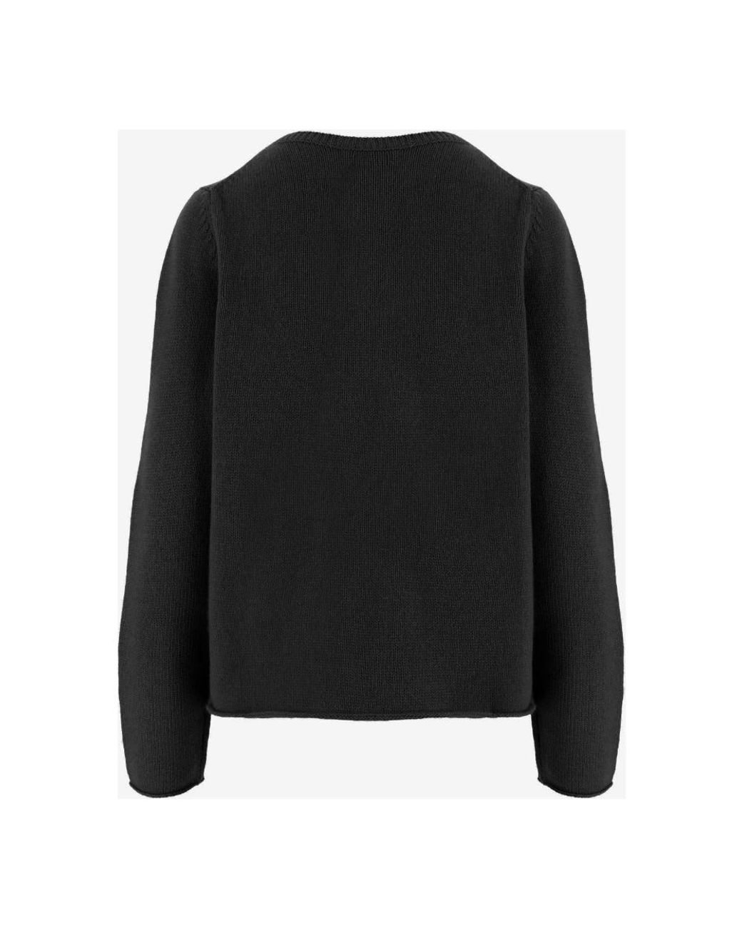 Allude Black Kaschmirpullover