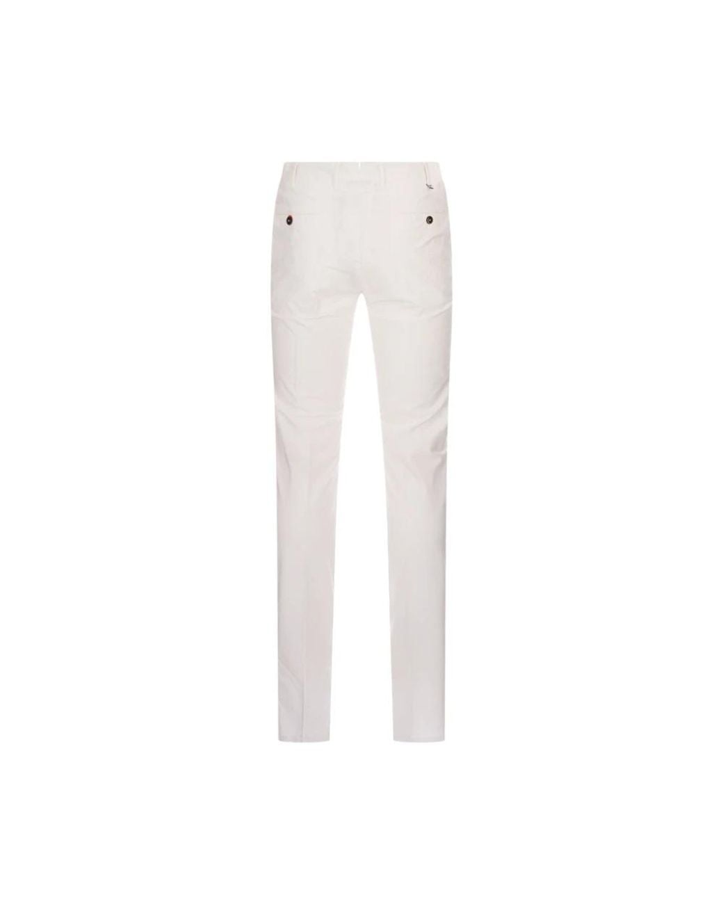 PT Torino White Chinos for men