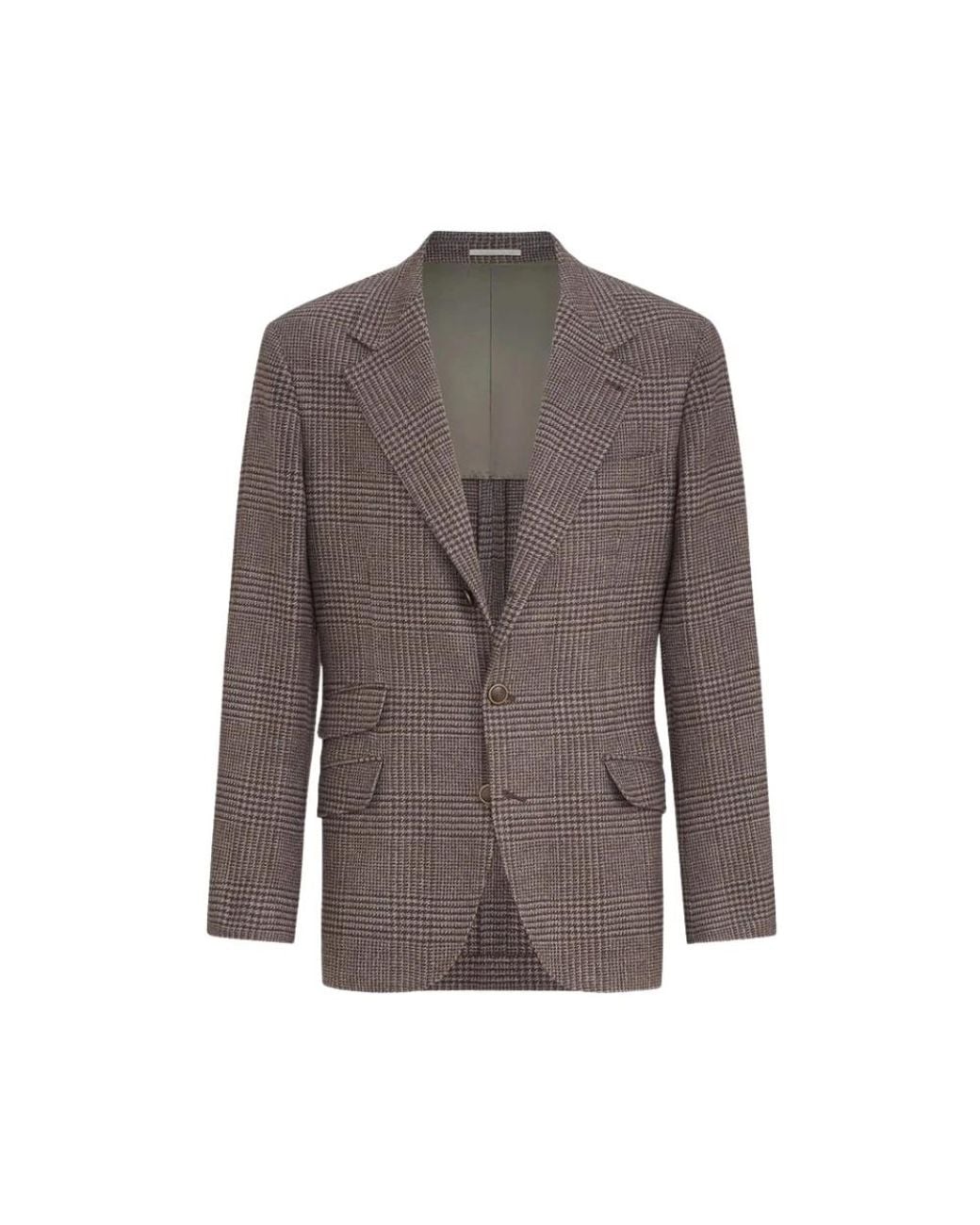 Brunello Cucinelli Brown Blazers for men