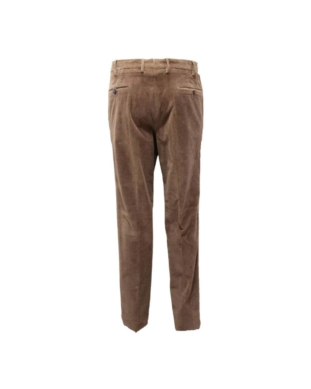 PT01 Brown Slim-Fit Trousers for men