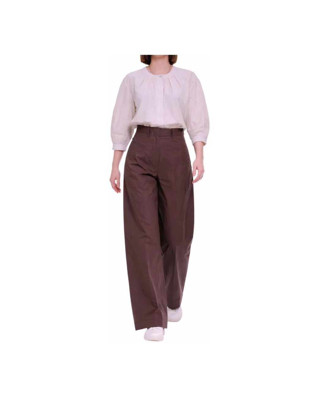 Nine:inthe:morning Purple Wide Trousers