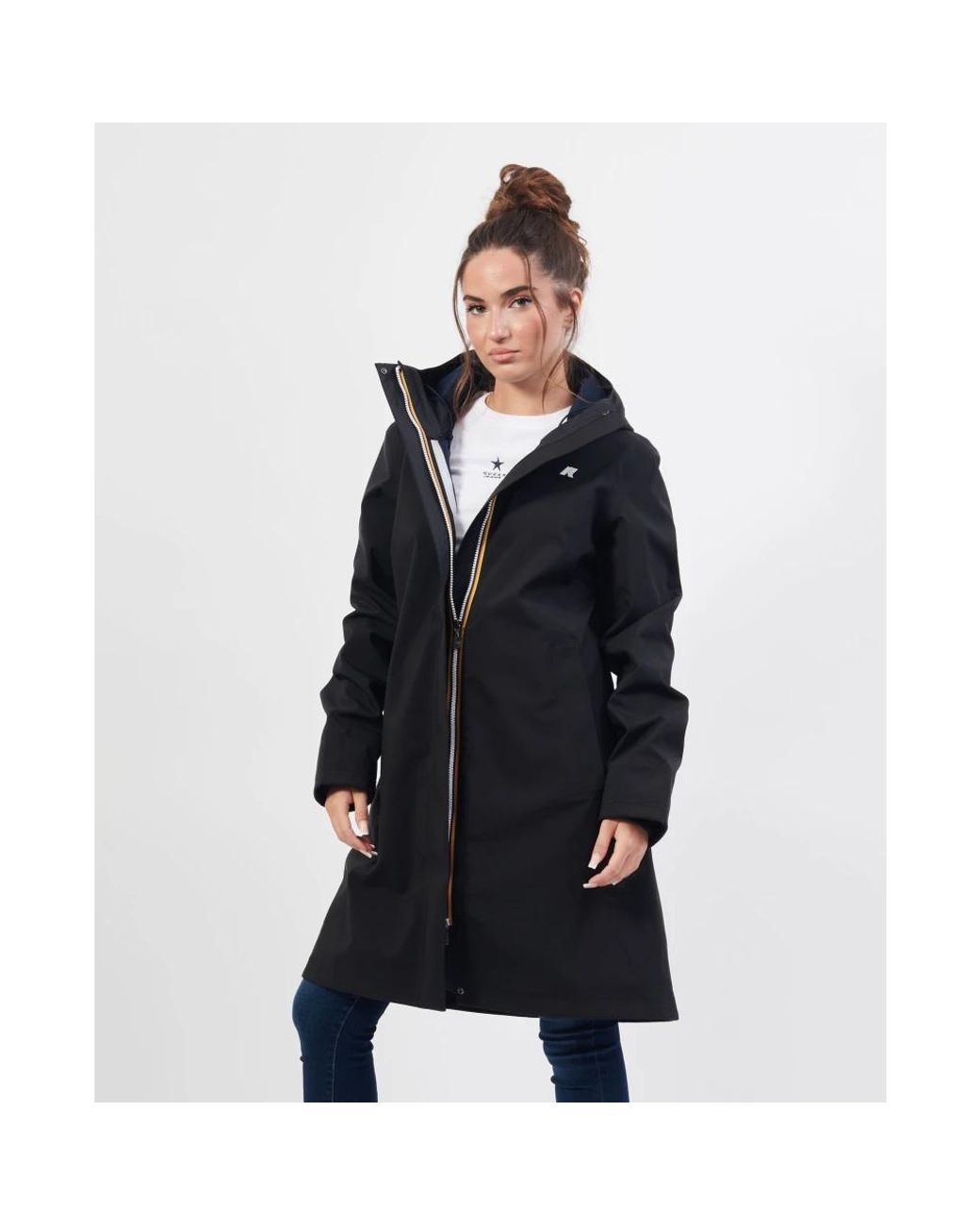 K-Way Black Rain Jackets