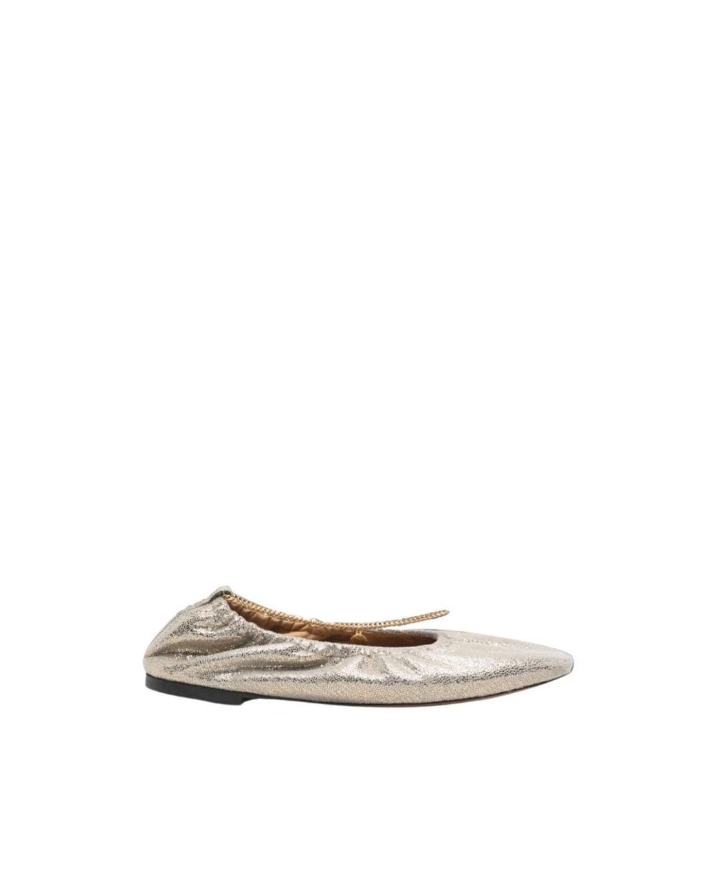 Stella McCartney White Ballerina Shoes