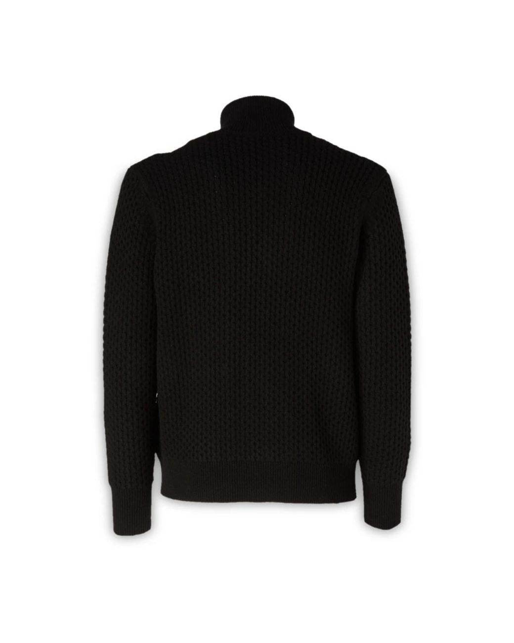 Paolo Pecora Black Zip-Throughs for men