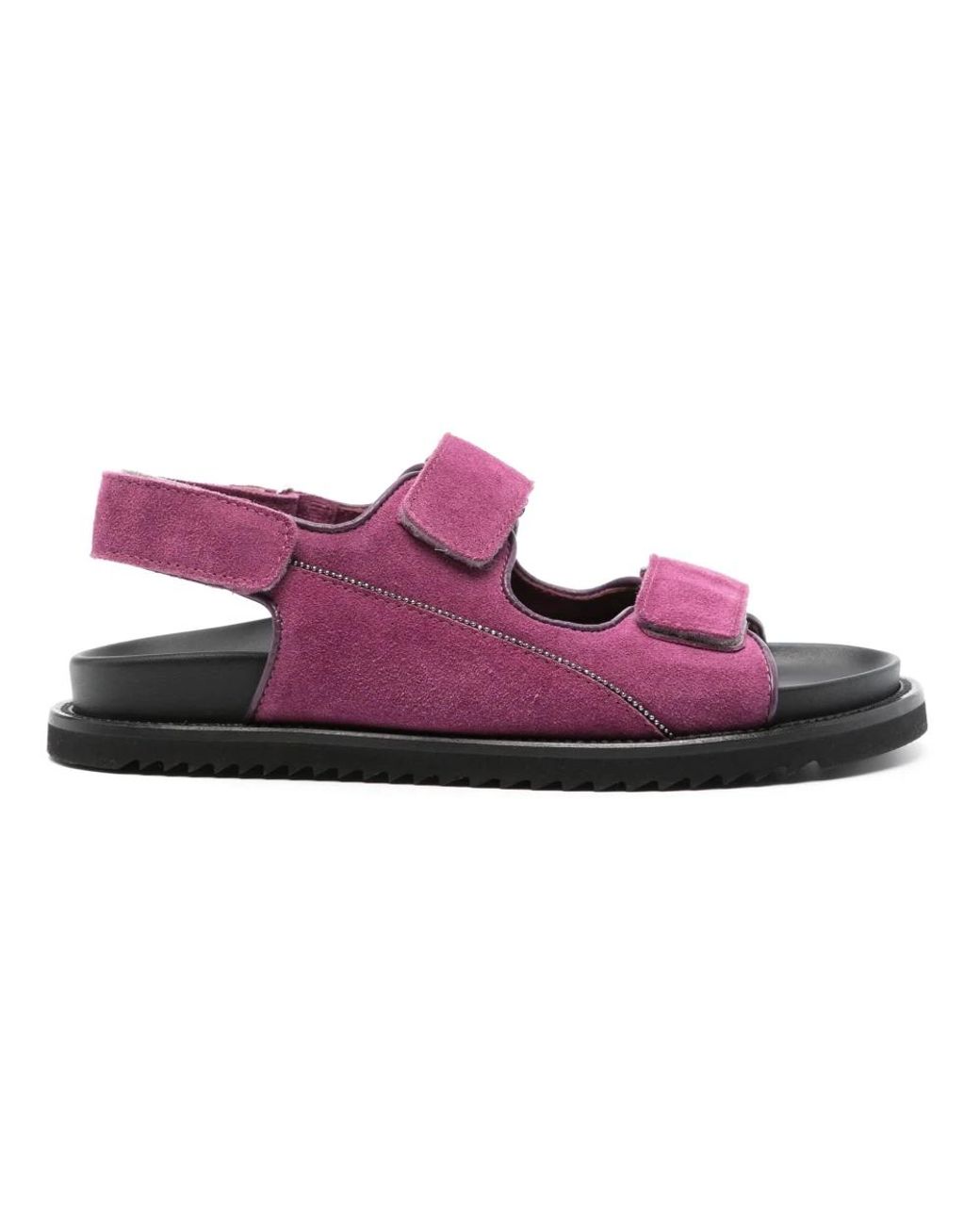 Doucal's Purple Flat Sandals