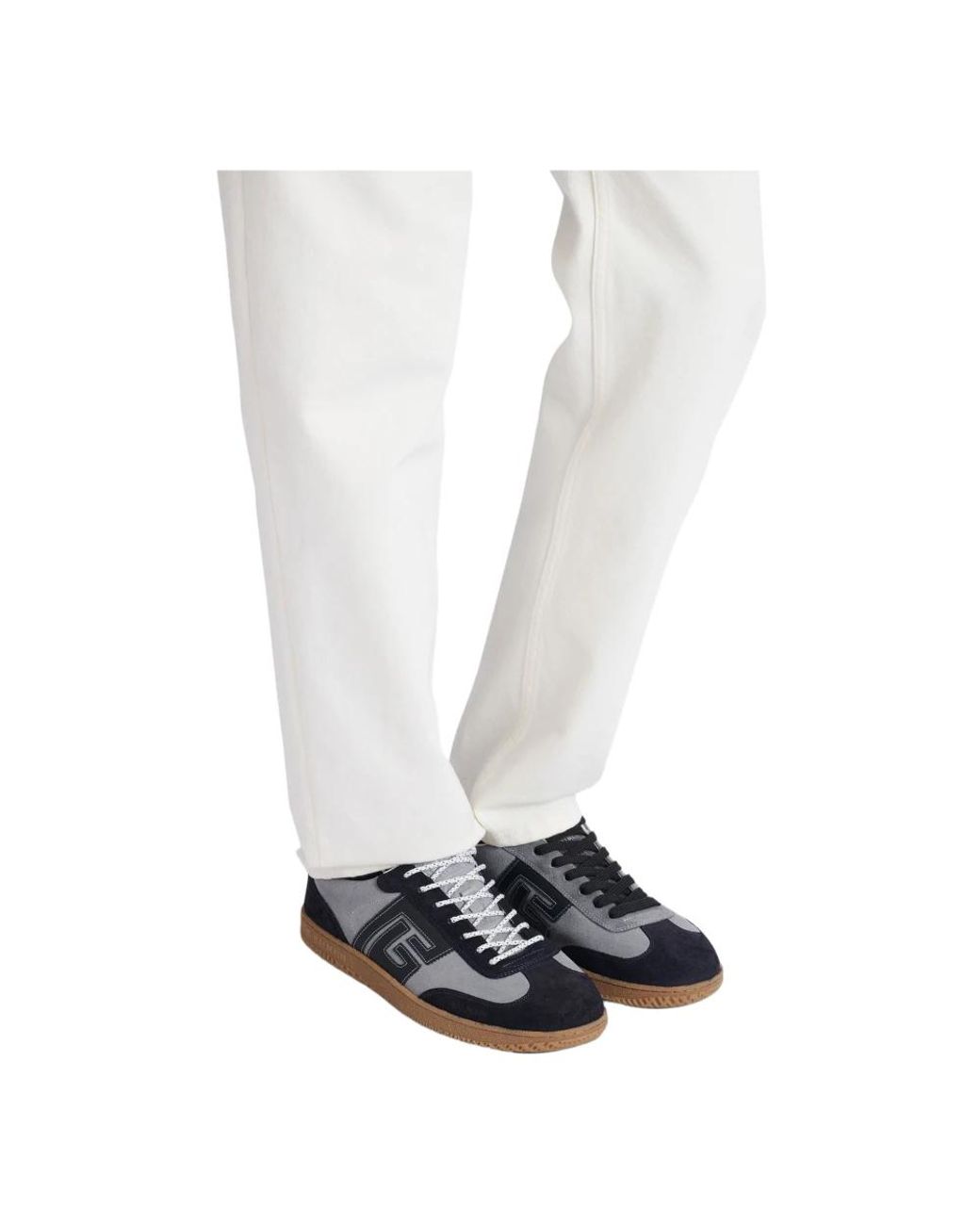 Balmain Brown Sneakers for men