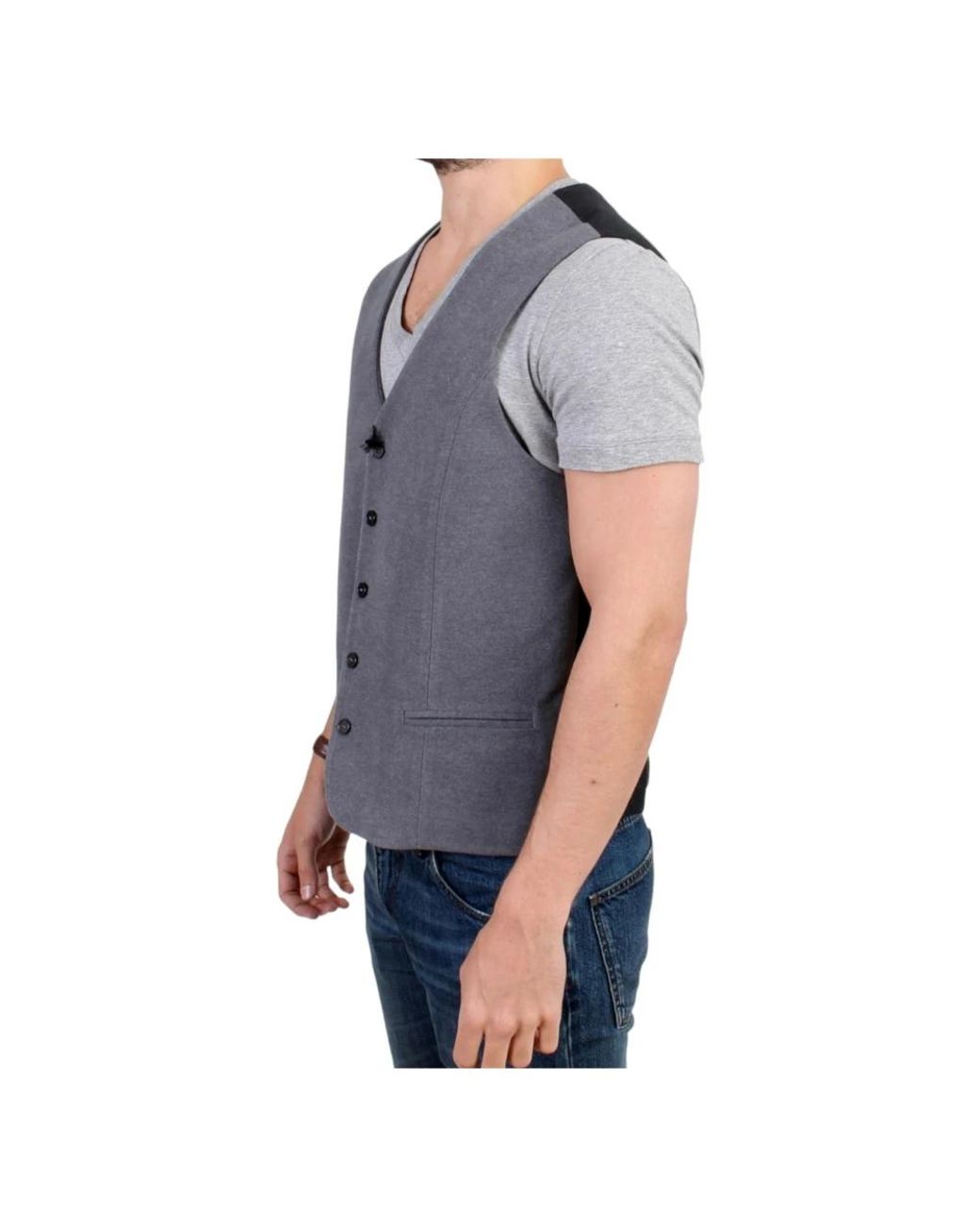 CoSTUME NATIONAL Blue Suit Vests for men