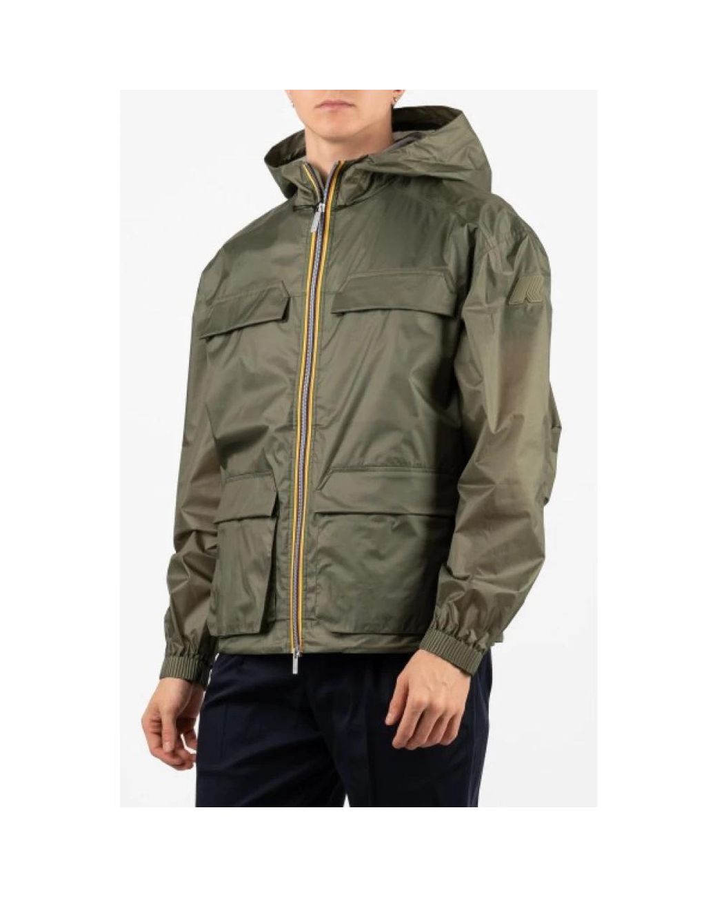 K-Way Green Winter Jackets for men