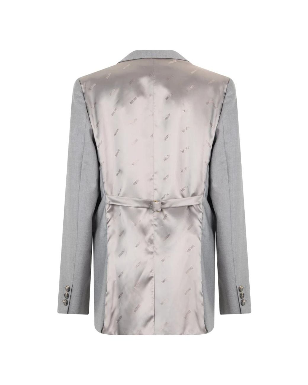 Moschino Gray Blazers