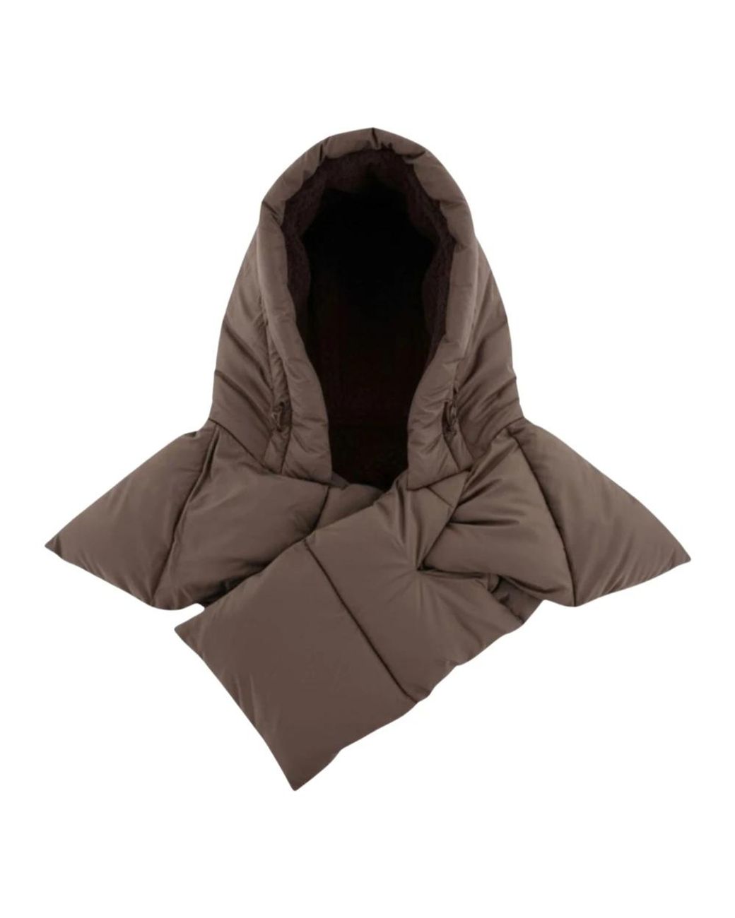 Bomboogie Accessoires ,Bruin ,Polyester Capuchonsjaal in het Brown