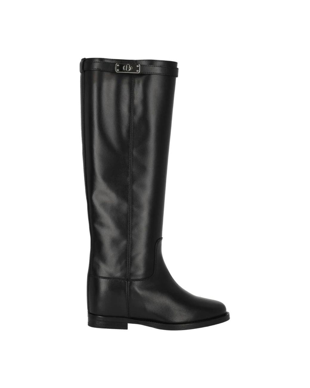 Via Roma 15 Black High Boots