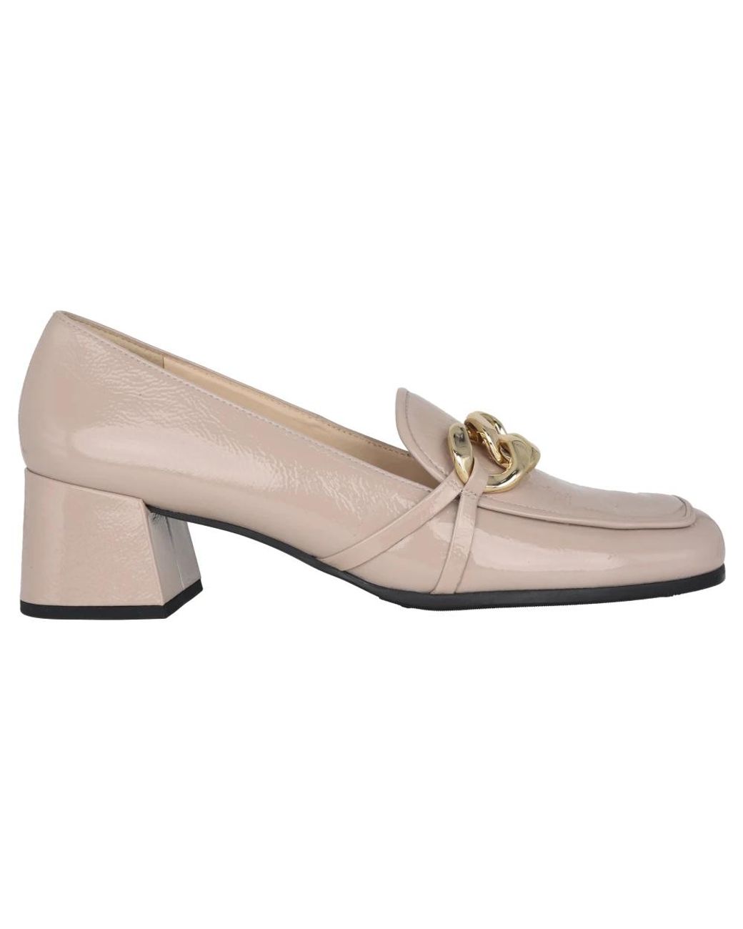 Högl Schoenen Patent Damespumps in het White