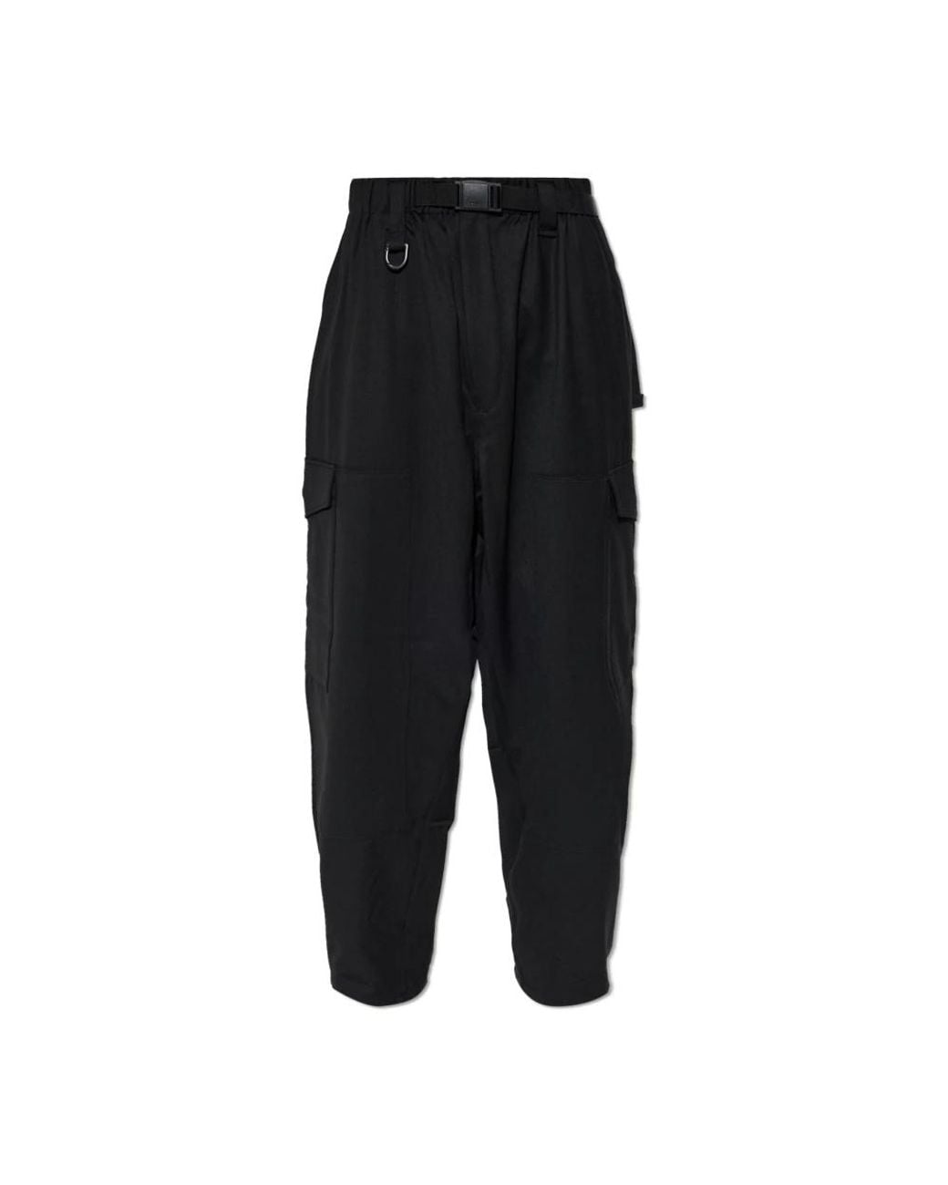 Y-3 Wool Utility Pants in het Black voor heren