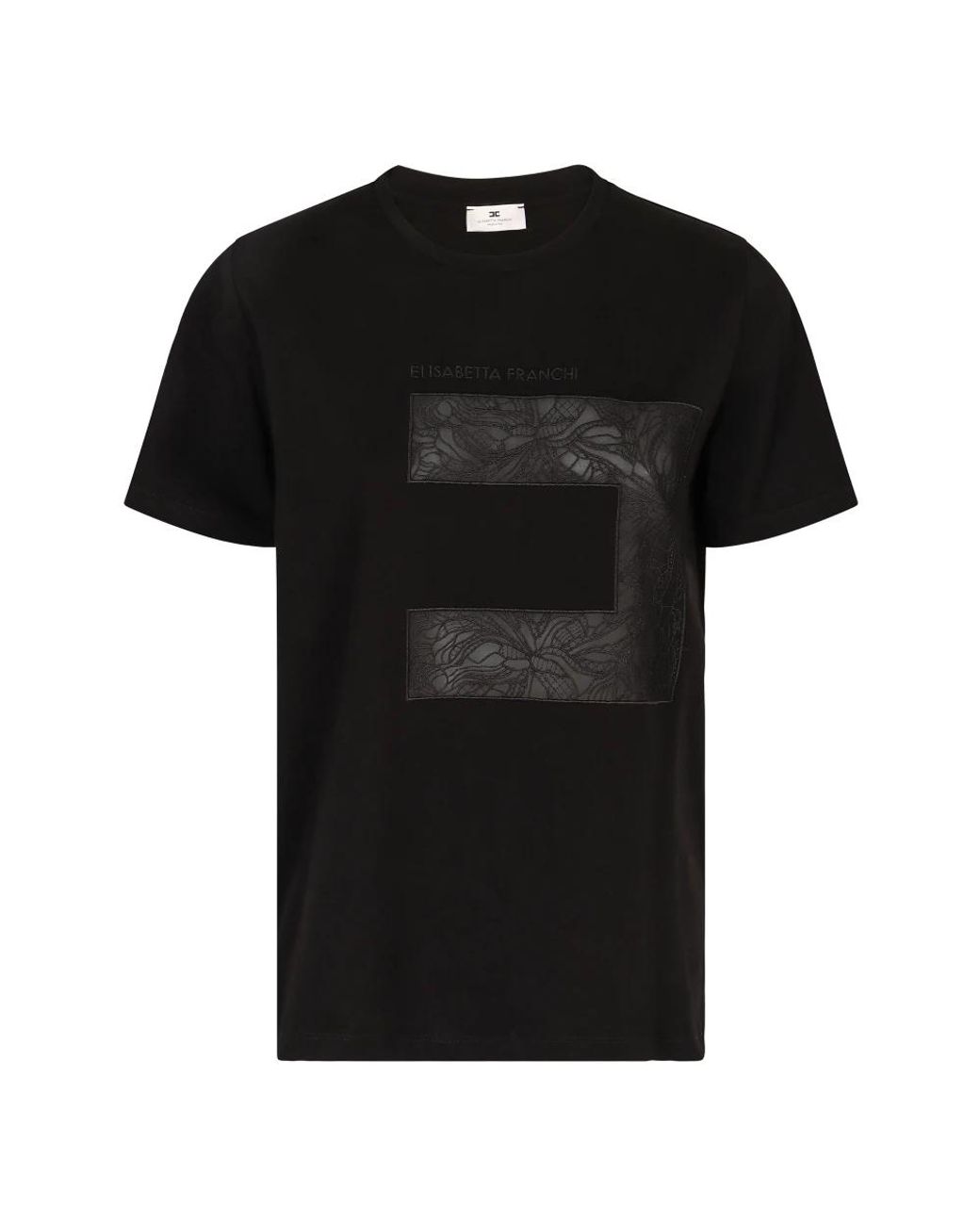 Elisabetta Franchi Black T-Shirts